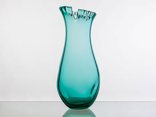 large-mint-Glass-vase-by-Jiří-Pačinek